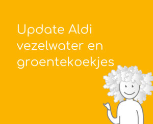 Update Aldi vezelwater en groentekoekjes